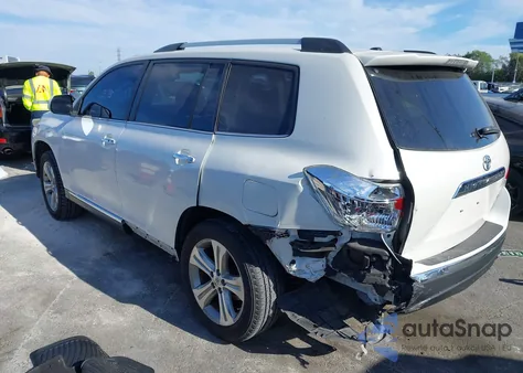2012 Toyota Highlander Limited V6 z USA, uszkodzony, nr VIN 5TDDK3EH7CS124666